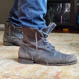 Allsaints Suede Leather Boots - Size 10 (43)